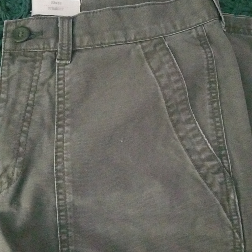 Old Navy green Straight pants